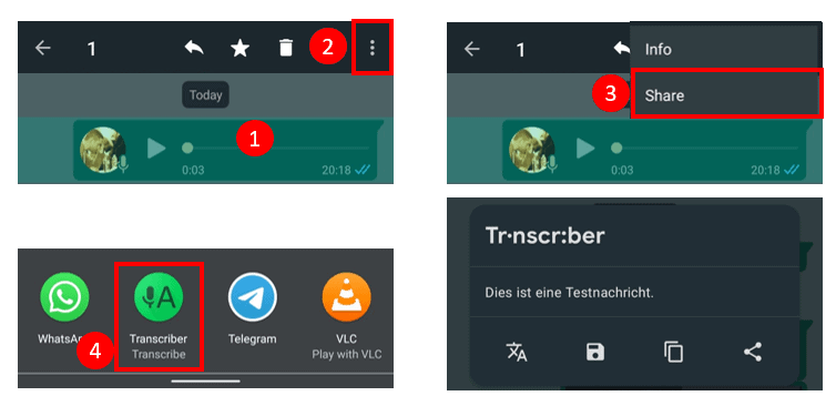 Whatsapp Hacks: #2 Transkribieren von Sprachnachrichten auf Android mit der im Artikel genannten App