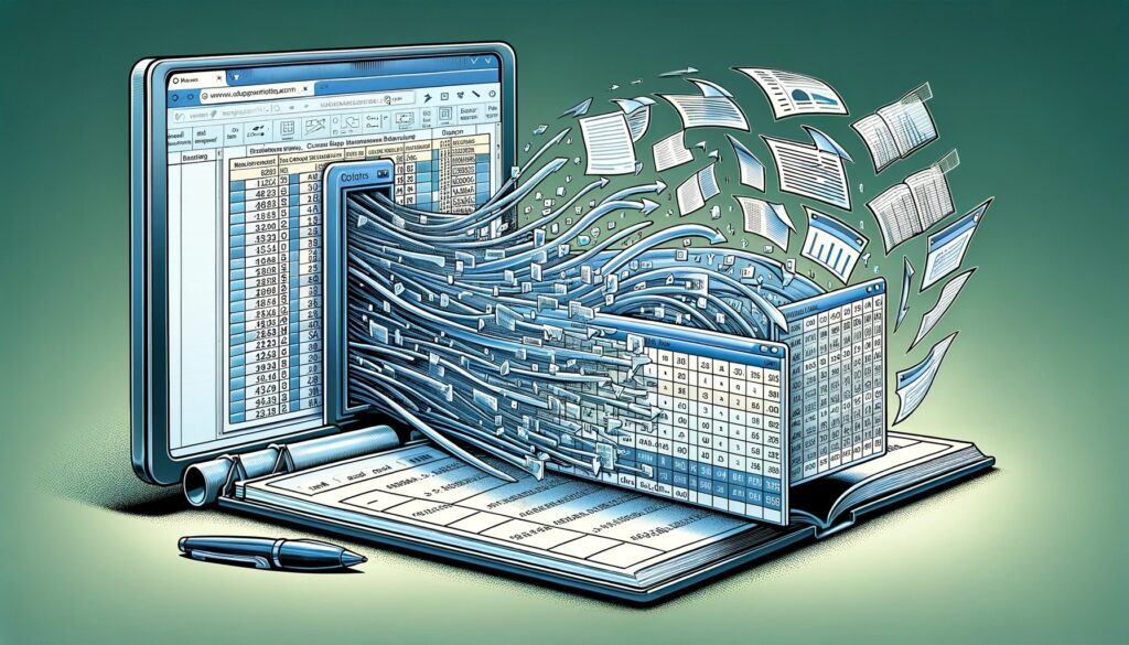 Die Erweiterung, die ich hier empfehle erleichtert das Kopieren von Tabellen aus Webseiten in z.B. Excel. Bild: Dall-E (ChatGPT Plus)