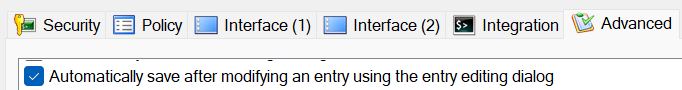 KeePass 2 Einstellungen, Reiter "Advanced": Wenn diese Einstellung aktiviert wird, wird jede Änderung automatisch gespeichert. Sehr sinnvoll!