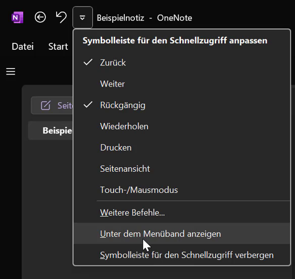 Anleitung zur Nutzung des Schnellzugriffs: erst einmal näher an's Geschehen!