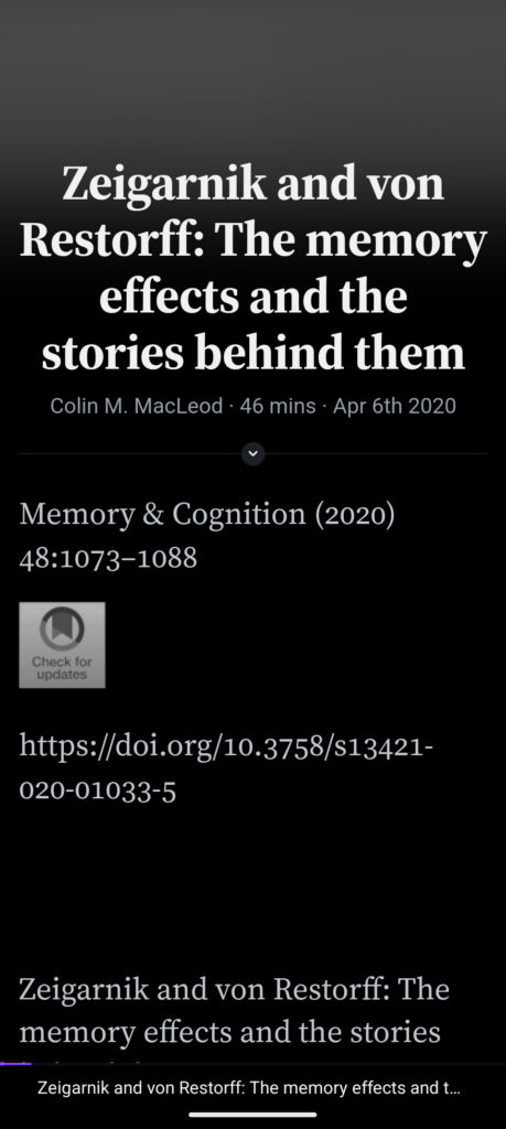 pdf auf dem Smartphone im Textmodus von Readwise Reader - so macht das wieder Laune!