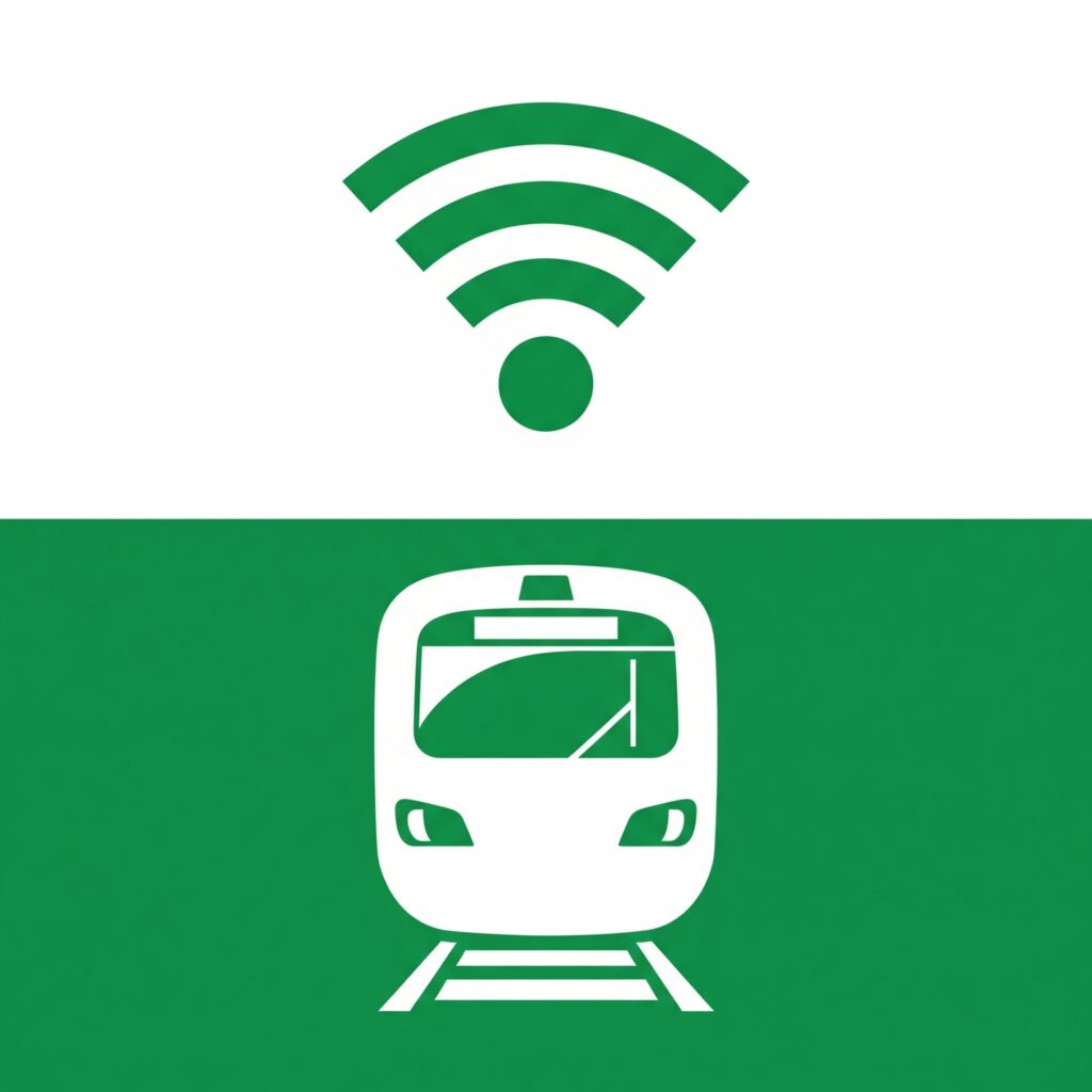 Zug WLAN Monitor: zeigt an, wann tatsächlich Internet über das WLAN kommt.
