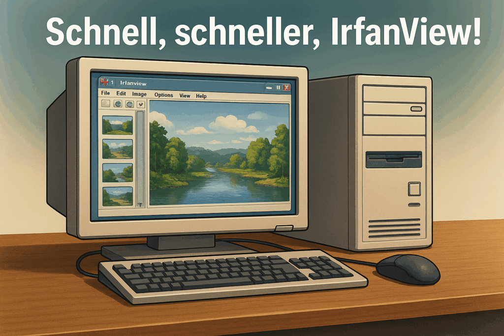 IrfanView lädt irritierend schnell! Bild: ChatGPT