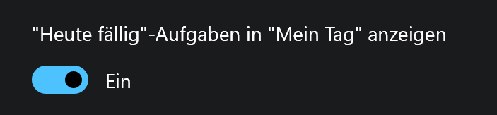 Mit dieser Einstellung kommt jeder Termin sicher in "Mein Tag" an.