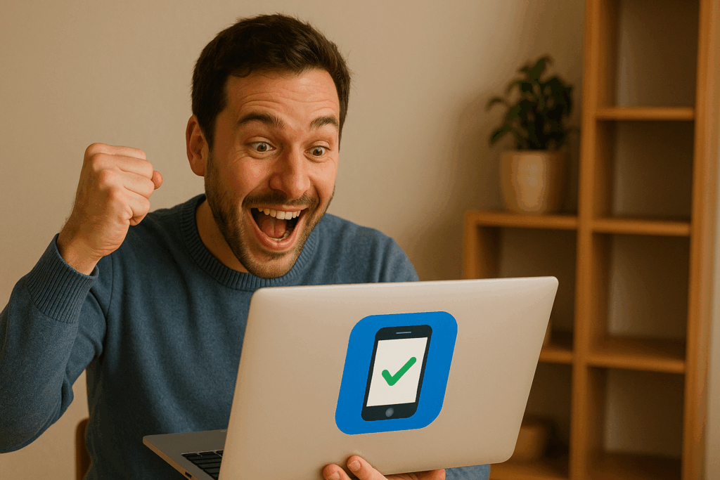 Bei manchen Smartphone-Apps ist es Gold wert, wenn man sie auch auf dem Laptop benutzen kann! Bild: ChatGPT