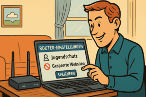 Durch das Aktivieren von Kinderschutzfiltern kann vermieden werden, dass Kinder nicht altersgerechte Inhalte aufrufen.