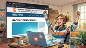Keine Werbung im Netz: Brave!