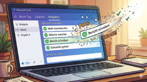 Aufgaben erledigt zu haben ist toll. Irgendwann muss man die ganz alten erledigten Aufgaben aber nicht mehr sehen. Bild: Gemini