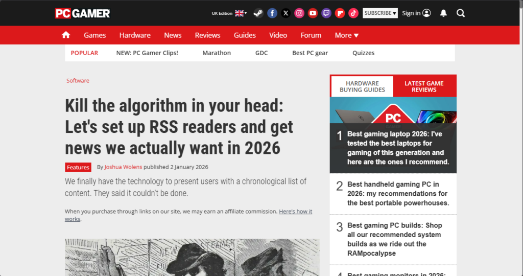 Brave-Standard-Einstellungen: Werbung? Welche Werbung? Bild: PC Gamer