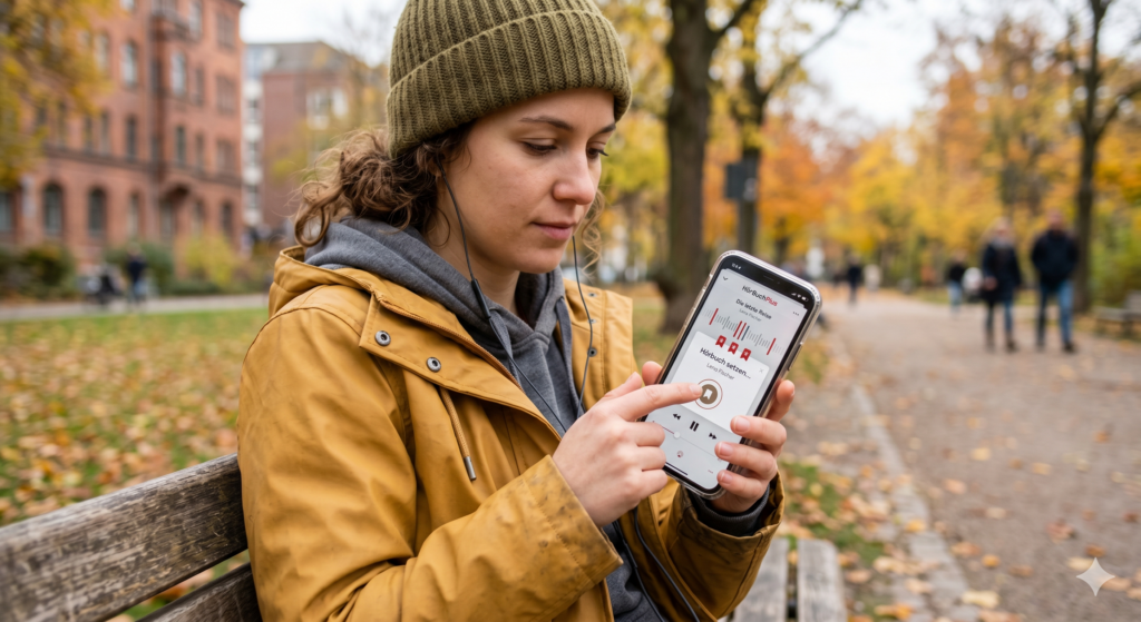 Lesezeichen in Hörbuchdateien kann nicht jede App. Bild: Gemini