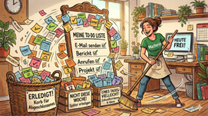 Nicht diese Woche ist eine sinnvolle Ergänzung zwischen "Eines Tages/Vielleicht" und den normalen Kontextlisten, um leerere Listen zu bekommen.