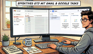 Es hat zwar eine Weile gedauert, aber inzwischen kann man mit GMail und Google Tasks ganz vernünftig Getting Things Done nutzen! Bild: Gemini